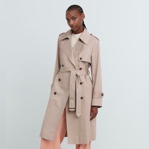 NWT Uniqulo Trench Coat, designer collection by Clare Waight Keller